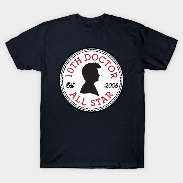 Converse All Star Tenth Doctor Who T-Shirt by Rebus28